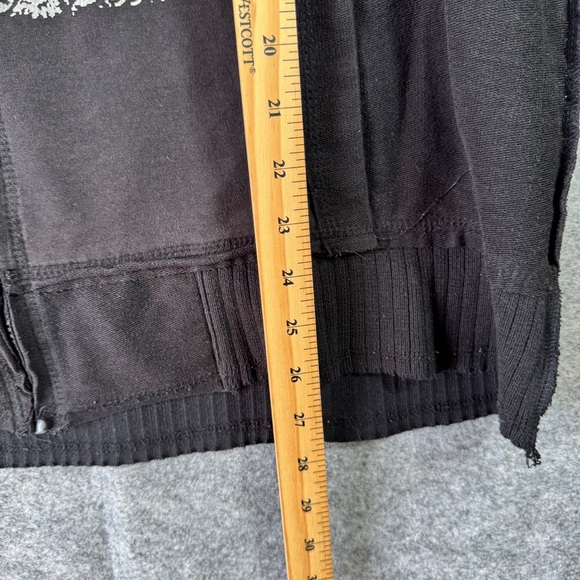725 Originals Black Zip Hoodie Skull Crest Graphic Streetwear 90s Y2K Size XL - Picture 8 of 15